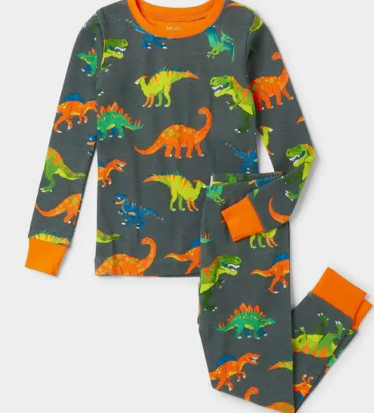 Hatley Pajama Set - Colourblock Dino Hatley Pajama Set - Colourblock Dino