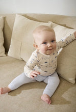 Load image into Gallery viewer, Fixoni Baby Organic Cotton Long Sleeved Onesie with Bird Print: Sizes: Preemie to 9M
