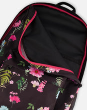Load image into Gallery viewer, Deux Par Deux Winter Botanical Print Backpack
