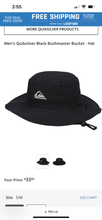 Load image into Gallery viewer, Quiksilver Bushmaster Bucket Hat: Sizes Men’s S to L
