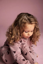 Load image into Gallery viewer, Creamie Brand Long Sleeved Shirt with Heart Print: Size 2 to 10 Years
