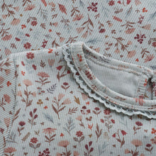 Load image into Gallery viewer, Minymo Brand Long Sleeved Shirt with Flower Print: Size 7 to 12 Years
