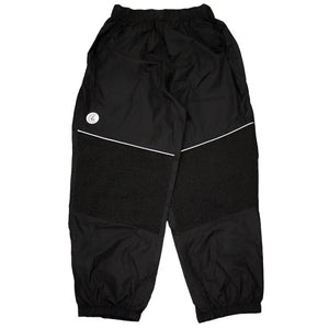 Calikids Rain Pants with Reinforced Knees in Black: Size 7 to 12 Years