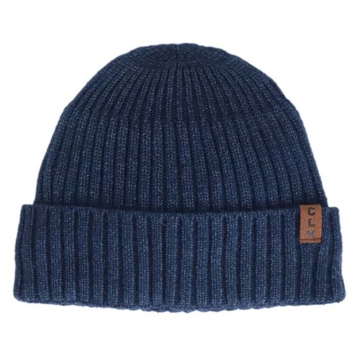 Calikids Baby Knit Hat in Navy 9-24m