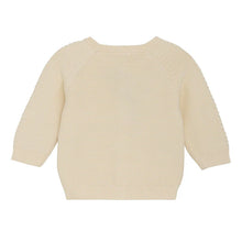 Load image into Gallery viewer, Fixoni Neutral 100% Cotton Knit Cardigan for Baby: Sizes NB to 18M
