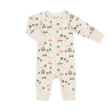 Load image into Gallery viewer, Coccoli Farming Print Zipper Romper: Size NB to 18M
