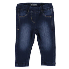 Load image into Gallery viewer, Minymo Baby Pull On Slim Fit Denim Pants: Size 3M to 18M

