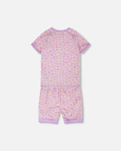 Load image into Gallery viewer, Deux Par Deux Organic Cotton 2 Piece Purple Cat Pajamas: Size 2 to 12 Years
