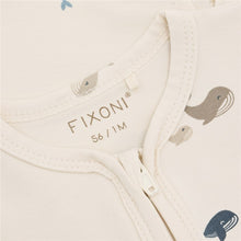 Load image into Gallery viewer, Fixoni Organic Cotton Long Sleeved Sleeper Whale Friends Print: Size 0M to 9M
