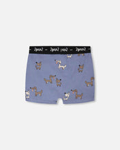 Load image into Gallery viewer, Deux par Deux Boxer Briefs Underwear “Happy Dogs” Print: Size 2/3 to 11/12
