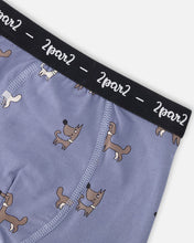 Load image into Gallery viewer, Deux par Deux Boxer Briefs Underwear “Happy Dogs” Print: Size 2/3 to 11/12
