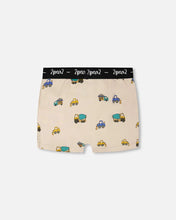 Load image into Gallery viewer, Deux par Deux Boxer Briefs Underwear “Construction Trucks” Print: Size 2/3 to 11/12
