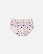 Load image into Gallery viewer, Deux par Deux Organic Cotton Boyshort Underwear in “Happy Flowers” Print: Size 2/3 to 11/12
