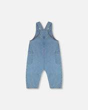 Load image into Gallery viewer, Deux Par Deux Denim Baby Overalls: Sizes 3M to 24M
