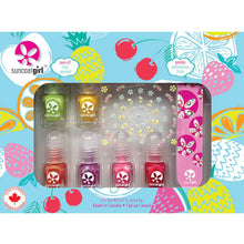 Load image into Gallery viewer, Suncoat Mini Non-Toxic Nail “Fresh and Fruity” Polish Set
