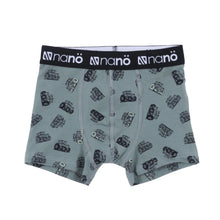 Load image into Gallery viewer, Nano Boys Boxer Brief Tractor/Black/Green Print 2 Pack : Sizes 2/3 to 10/12
