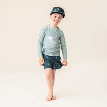 Load image into Gallery viewer, Nano UV swimsuit shorts Green: Size 2 to 12 Years
