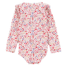 Load image into Gallery viewer, Nano Tiny Florals Print One Piece Rashguard Swimsuit: Size 6M to 8 Years
