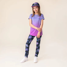 Load image into Gallery viewer, Nano Purple Floral Print Baseball Cap: Sizes 12/24M to 8/12 Years
