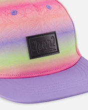 Load image into Gallery viewer, Deux Par Deux Baseball Cap “Ombré Stripe” Size 6/24M to 7/12 Years
