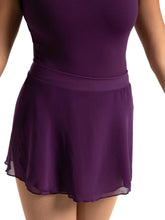 Load image into Gallery viewer, Capezio Pull on Skirt in Aubergine: Size X Small to Medium
