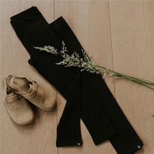 Load image into Gallery viewer, Koko Noko Girls Organic Cotton Black Leggings: Size 2 to 6 Years
