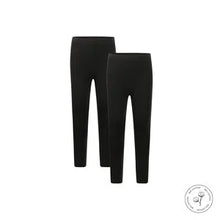 Load image into Gallery viewer, Koko Noko Girls Organic Cotton Black Leggings: Size 2 to 6 Years
