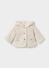 Load image into Gallery viewer, Mayoral Baby Hooded Reversible Knit/Faux Fur Coat: Size 2/4M to 18M
