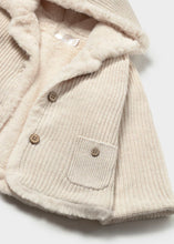 Load image into Gallery viewer, Mayoral Baby Hooded Reversible Knit/Faux Fur Coat: Size 2/4M to 18M
