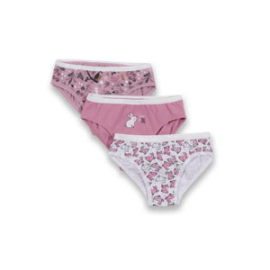 Nano Girls 3 Pack Underwear In Colour Lilac: Size 2/3 to 10/12