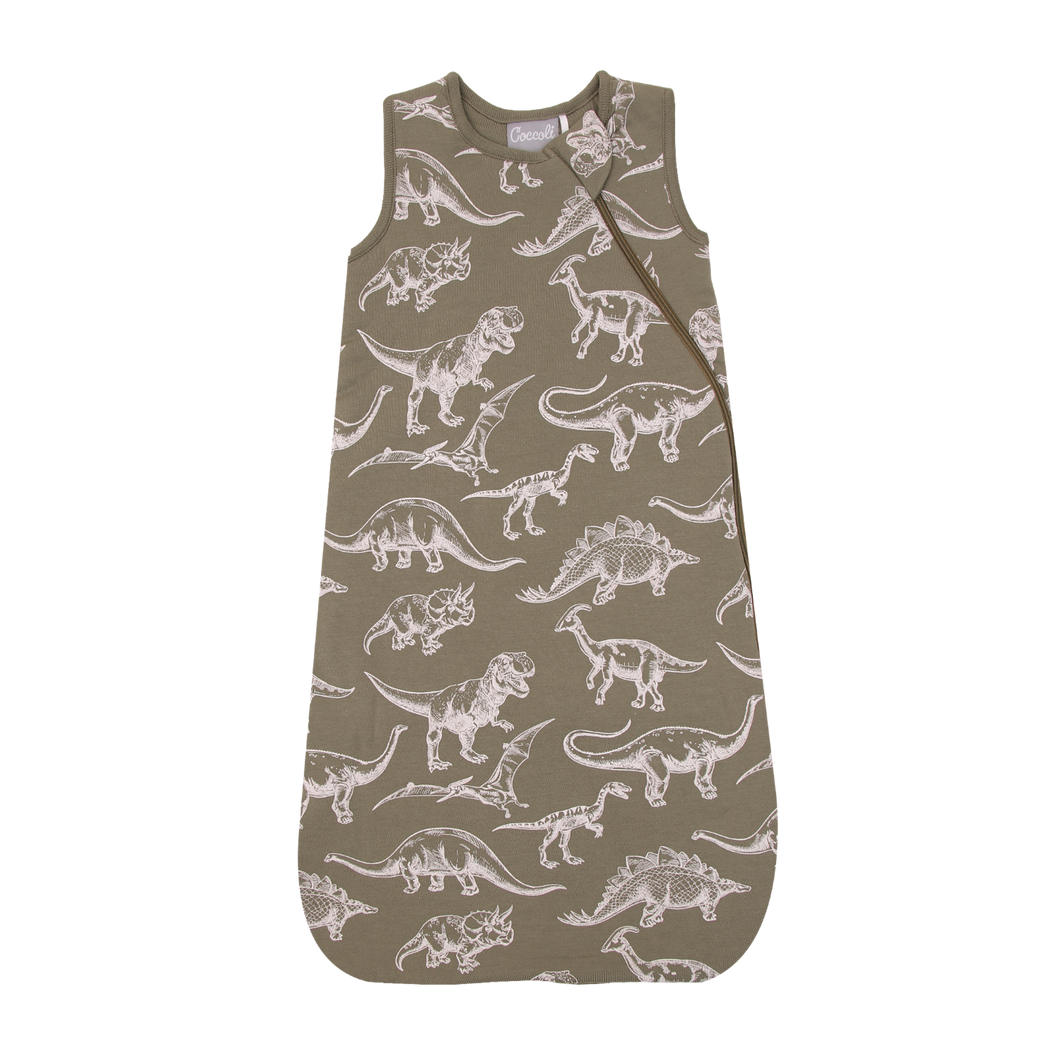 Coccoli Modal Sleepsack Dinosaur Print: Size NB to 18M