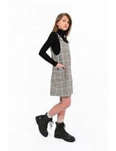 Load image into Gallery viewer, Mini Molly Girls Plaid Overall Dress Size 8 to 10y
