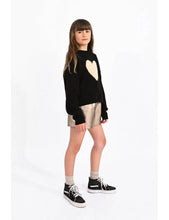 Load image into Gallery viewer, Mini Molly Girls Black Heart Sweater Size 8 to 16y
