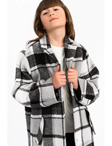 Mini Molly Girls Plaid Coat Size 8 to 16y