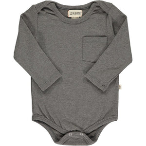 Me & Henry Long Sleeved Onesie in Grey : Size 0/3M to 18/24M