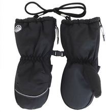 Load image into Gallery viewer, Calikids Kids Waterproof Winter Mittens in Black : Size 2 to 6 Years

