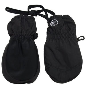 Calikids Baby Waterproof Winter Mittens in Black: Size 6M to 24M