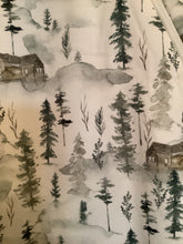 Load image into Gallery viewer, Coccoli Modal Sleepsack in Watercolor Forest Print: Size NB to 18/36M
