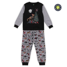 Load image into Gallery viewer, Nano Holiday Decorating Dinosaurs *Glow in The Dark* 2 Piece Pajamas Set: Size 2 to 12 Years
