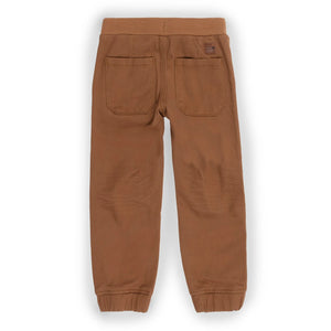 Nano Boys Stretch Twill Pants in Rust Brown : Size 2 to 12 Years