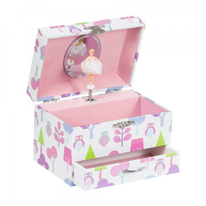 Mele and Co. “Molly” Small Jewelry Box w/ Pearl Handle