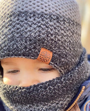 Load image into Gallery viewer, Calikids Pom Pom Cozy Knit Winter Hat in Grey: Size Fit Most Baby/Toddler
