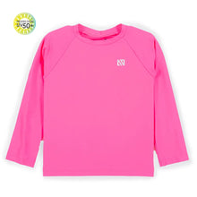Load image into Gallery viewer, Nano Girls Long Sleeved Rashguard in Neon Pink
