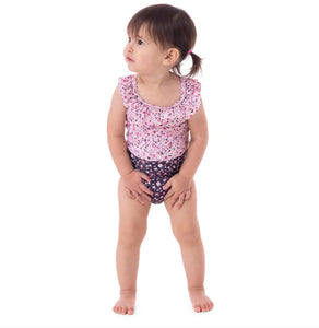 Nano Baby Girl Floral One Piece Swimsuit: Size 18M to 24M