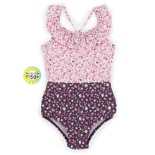 Load image into Gallery viewer, Nano Baby Girl Floral One Piece Swimsuit: Size 18M to 24M
