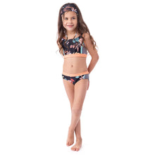 Load image into Gallery viewer, Nano Girl Tropical Floral 2 Piece Swimsuit: Size 4 to 6 Years
