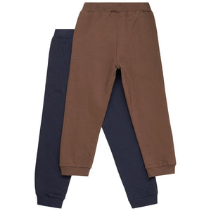 Minymo Boys Joggers in Dark Brown: Size 3 to 8 Years