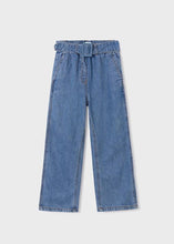 Load image into Gallery viewer, Mayoral Girls Wide Leg Denim w/ Belt: Size 8 to 16 Years
