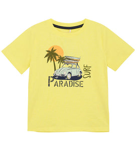 Minymo Boys “Surf Paradise” T Shirt: Sizes 2 to 8 Years