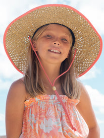 Roxy Girls Pina To My Colada Sun Hat: 1 Size fits all